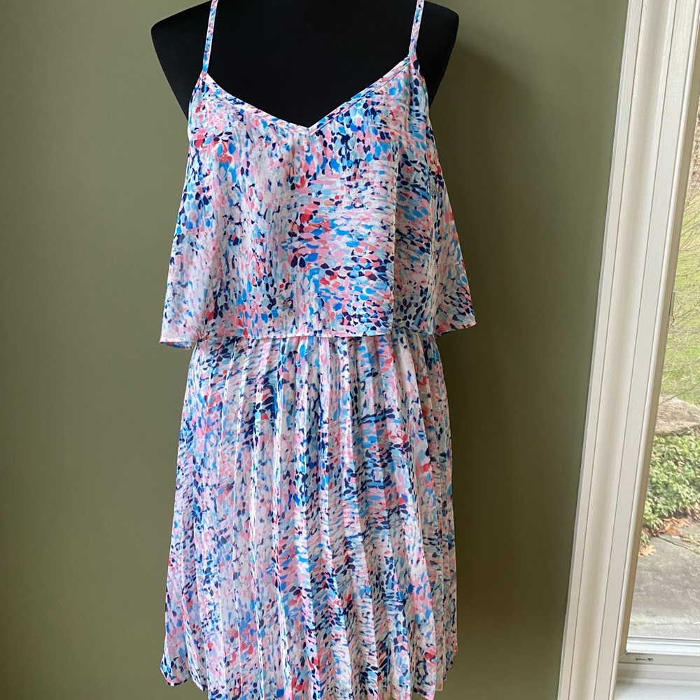 Guess floral pleated dress